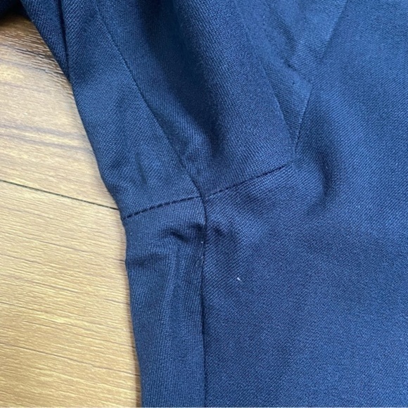 Veronica Beard Metro Cropped Kick Flare Pant in Dark Navy Women Size 6‎ - Picture 6 of 11